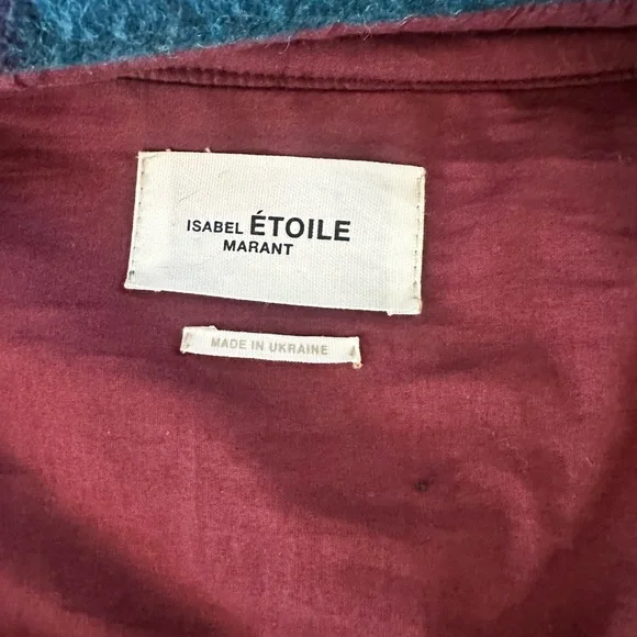 Isabel Marant Buffalo Check Jacket Size 36 - Picture 3 of 4